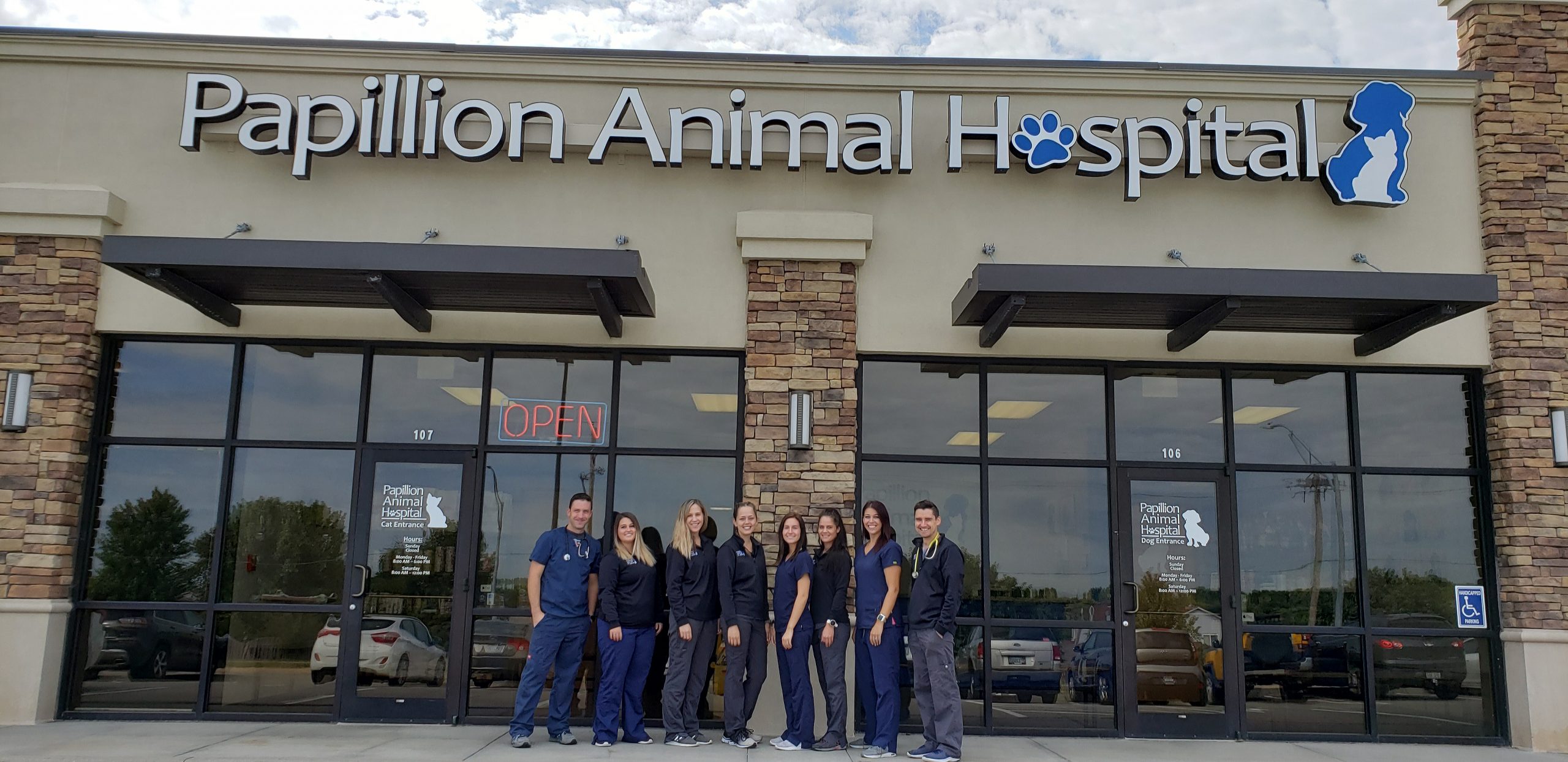 Papillion Animal Hospital team